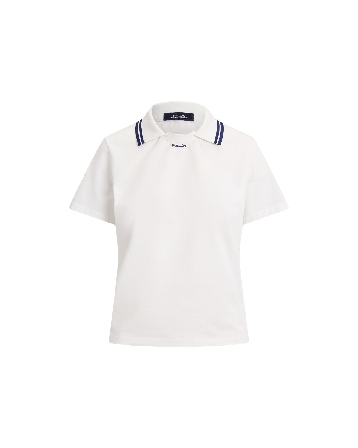 Jersey Layered-Collar Polo Shirt