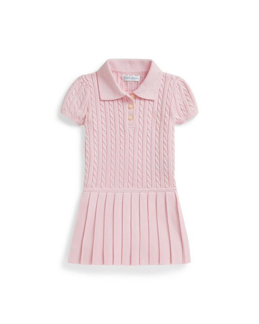 Mini-Cable Polo Shirt Dress
