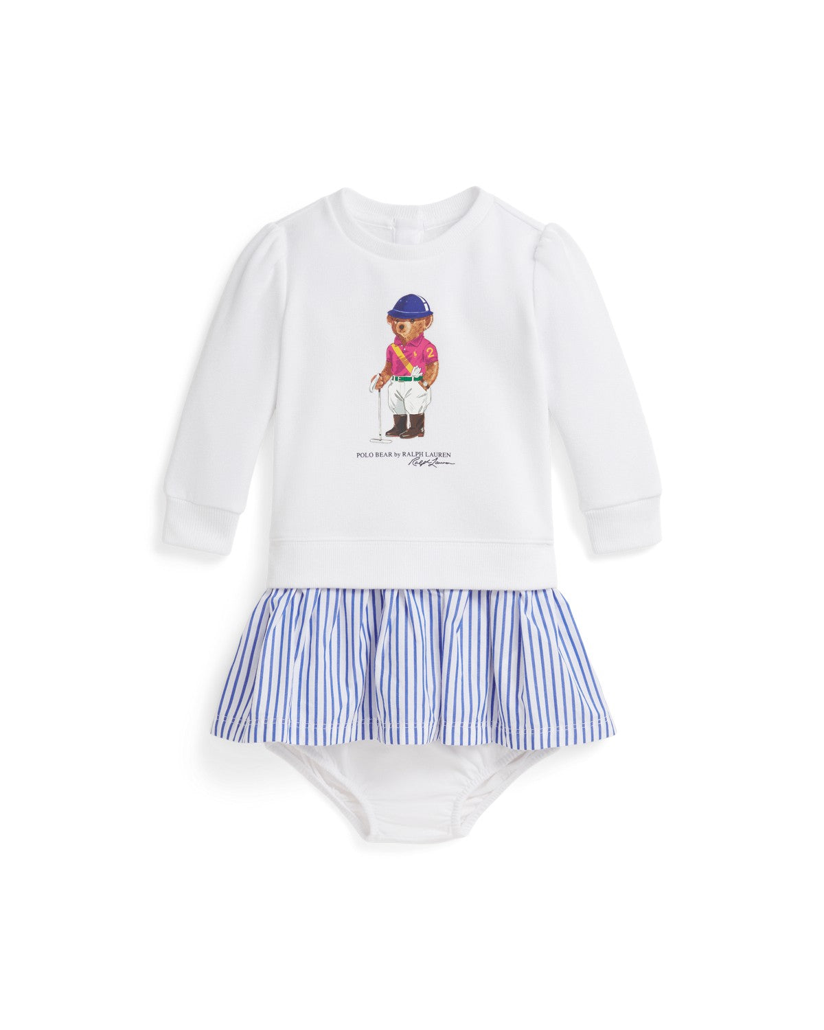 Polo Bear Fleece Dress & Bloomer