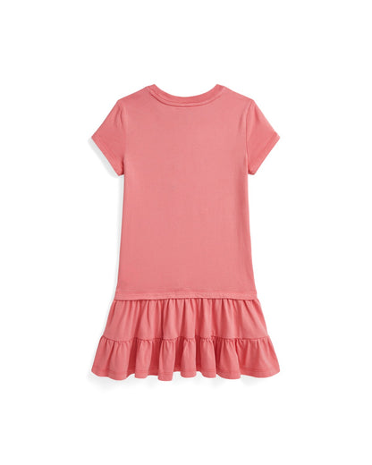 Polo Bear Tiered Cotton Jersey Dress