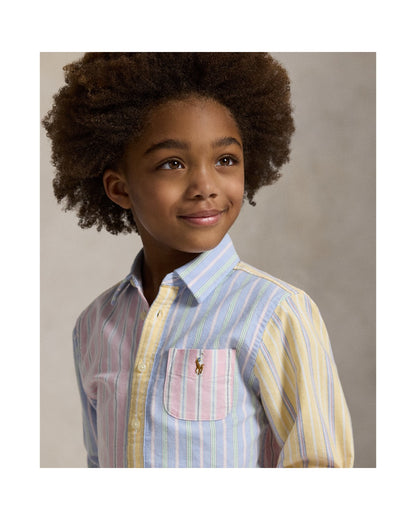 Striped Cotton Oxford Boxy Fun Shirt