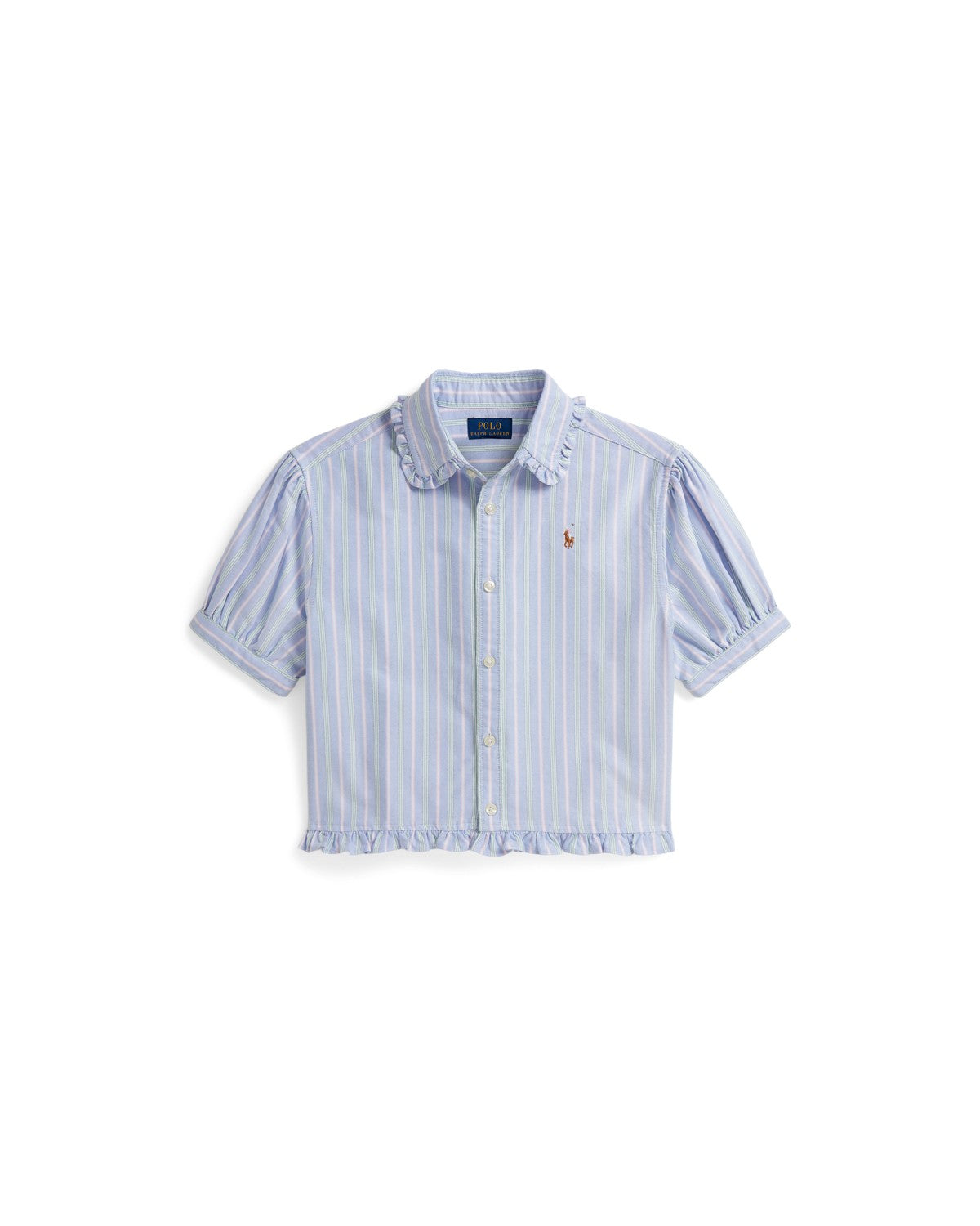 Striped Cotton Oxford Boxy Shirt