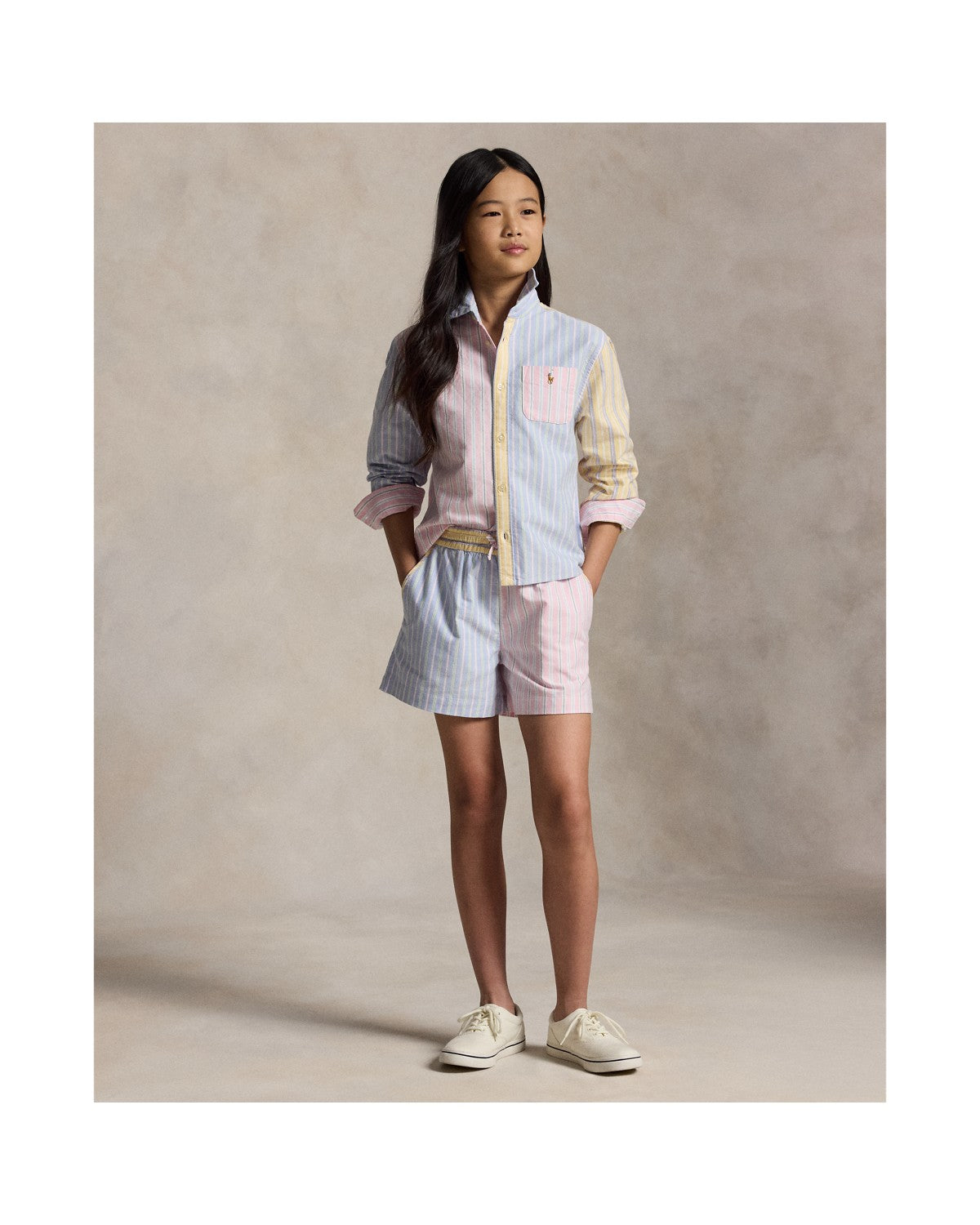Striped Cotton Oxford Boxy Fun Shirt