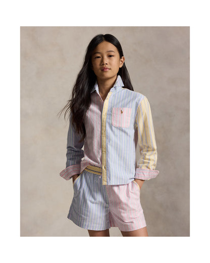 Striped Cotton Oxford Boxy Fun Shirt