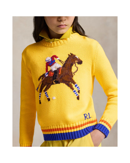 Polo Player Cotton Jumper