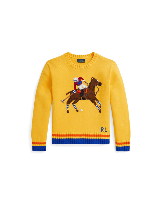 Polo Player Cotton Jumper