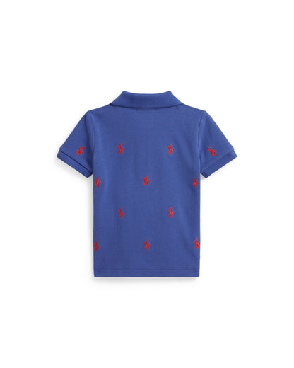 Polo Pony Cotton Mesh Polo Shirt