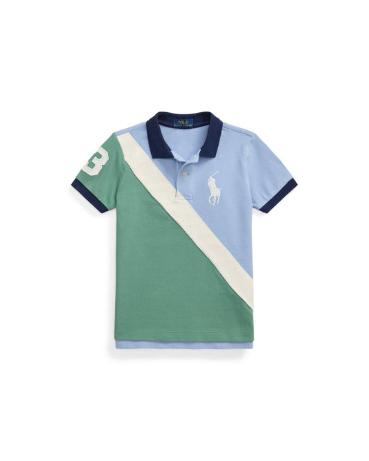 Big Pony Cotton Mesh Polo Shirt