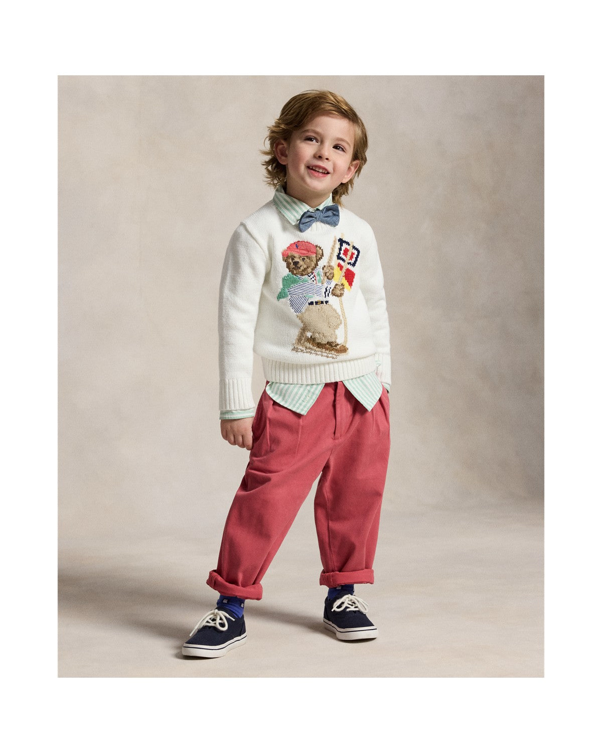 Polo Bear Cotton Jumper