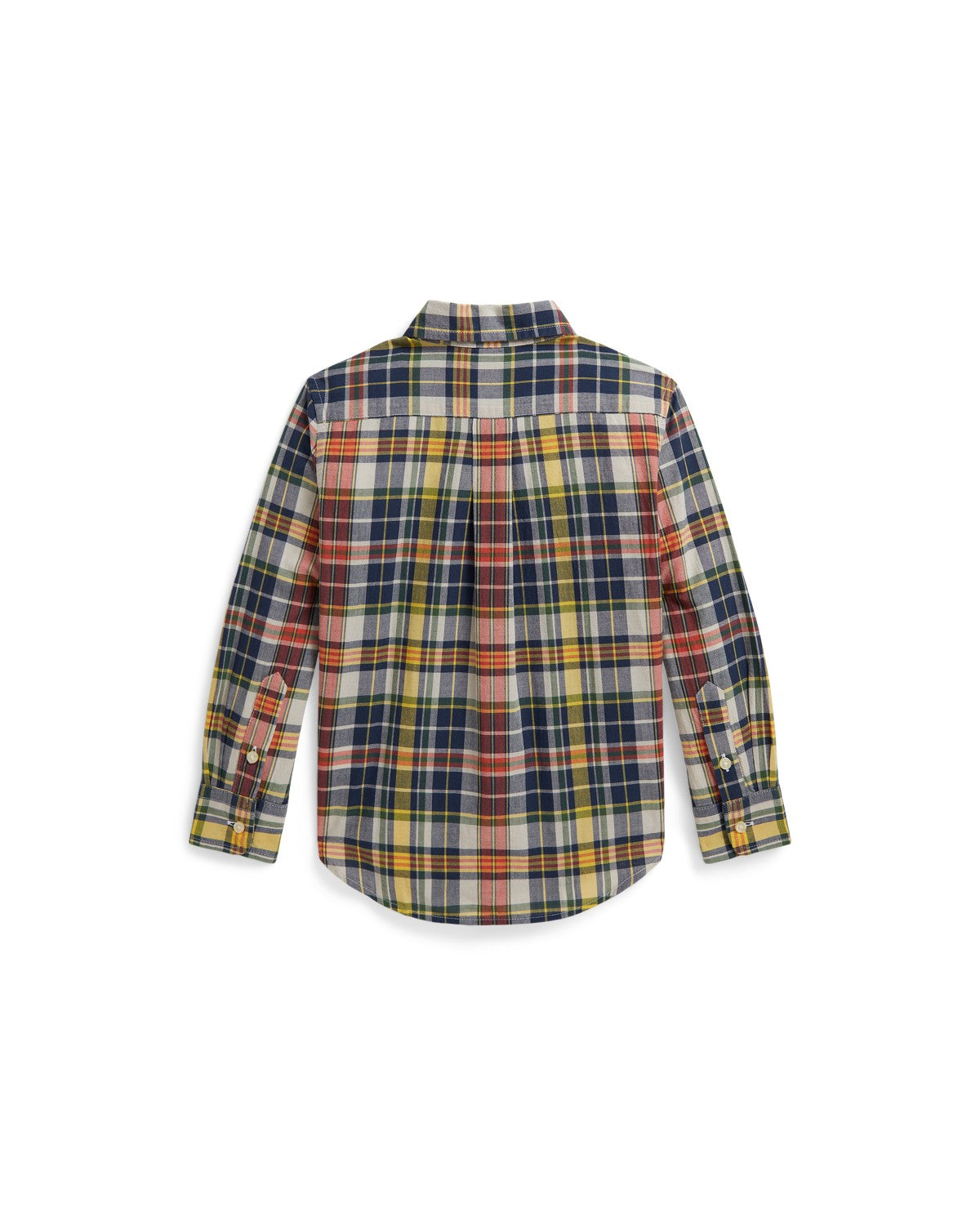 Plaid Cotton Madras Shirt