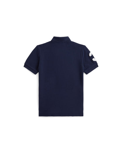 Triple-Pony Cotton Polo Shirt