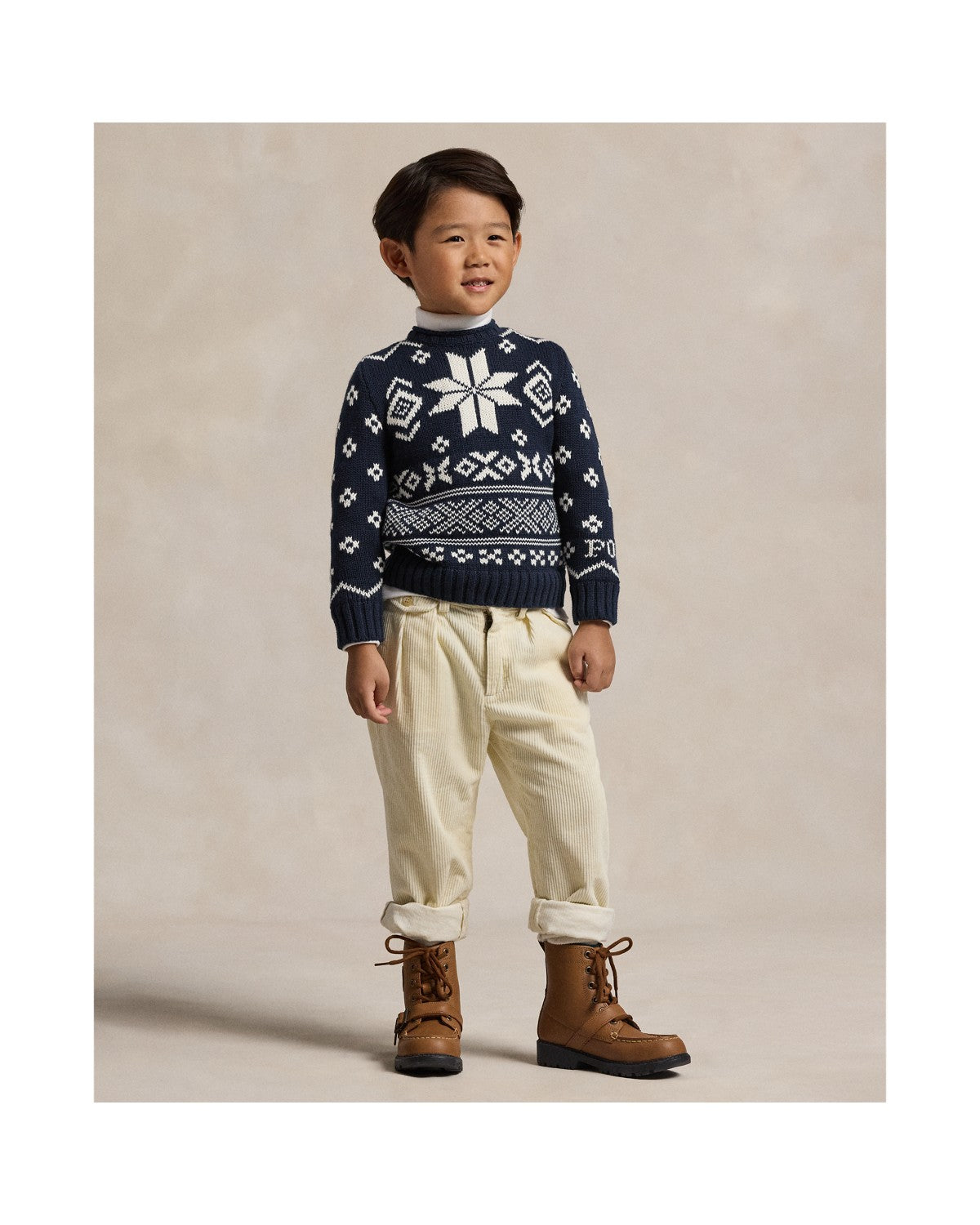 Snowflake Cotton-Blend Jumper