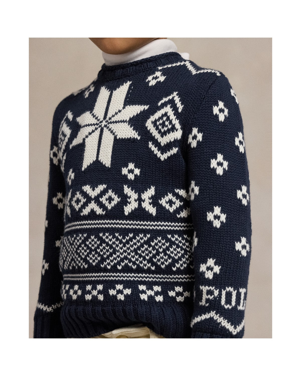 Snowflake Cotton-Blend Jumper