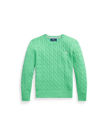 Cable-Knit Cotton Jumper