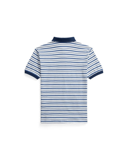 Striped Soft Cotton Polo Shirt