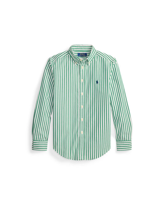 Striped Cotton Poplin Shirt