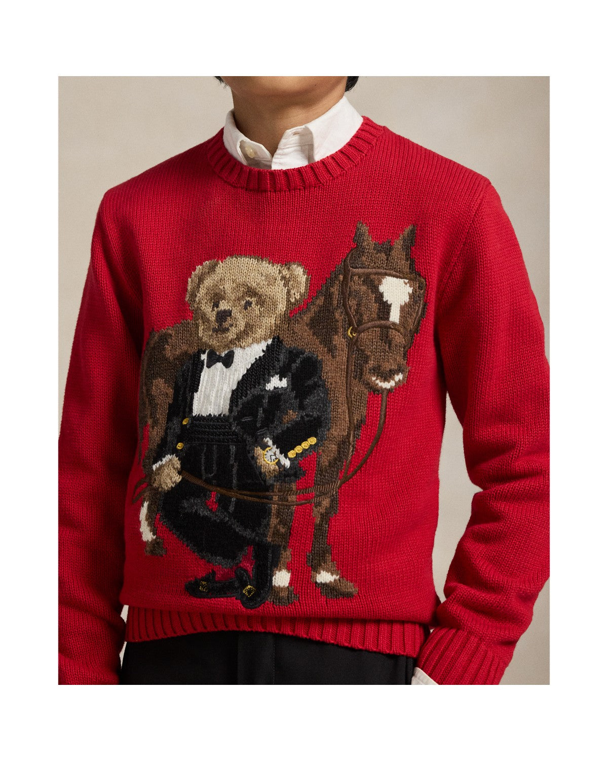 Tuxedo Polo Bear Jumper