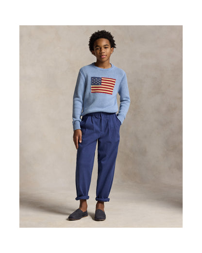 Heathered Iconic Flag Jumper