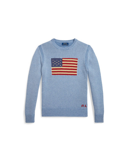 Heathered Iconic Flag Jumper