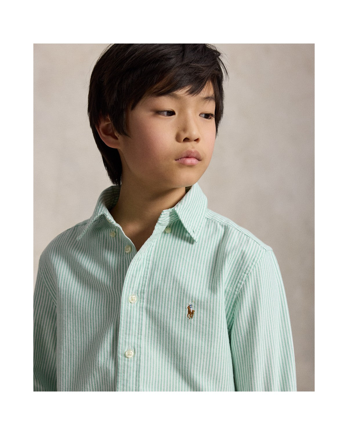 Striped Cotton Oxford Shirt