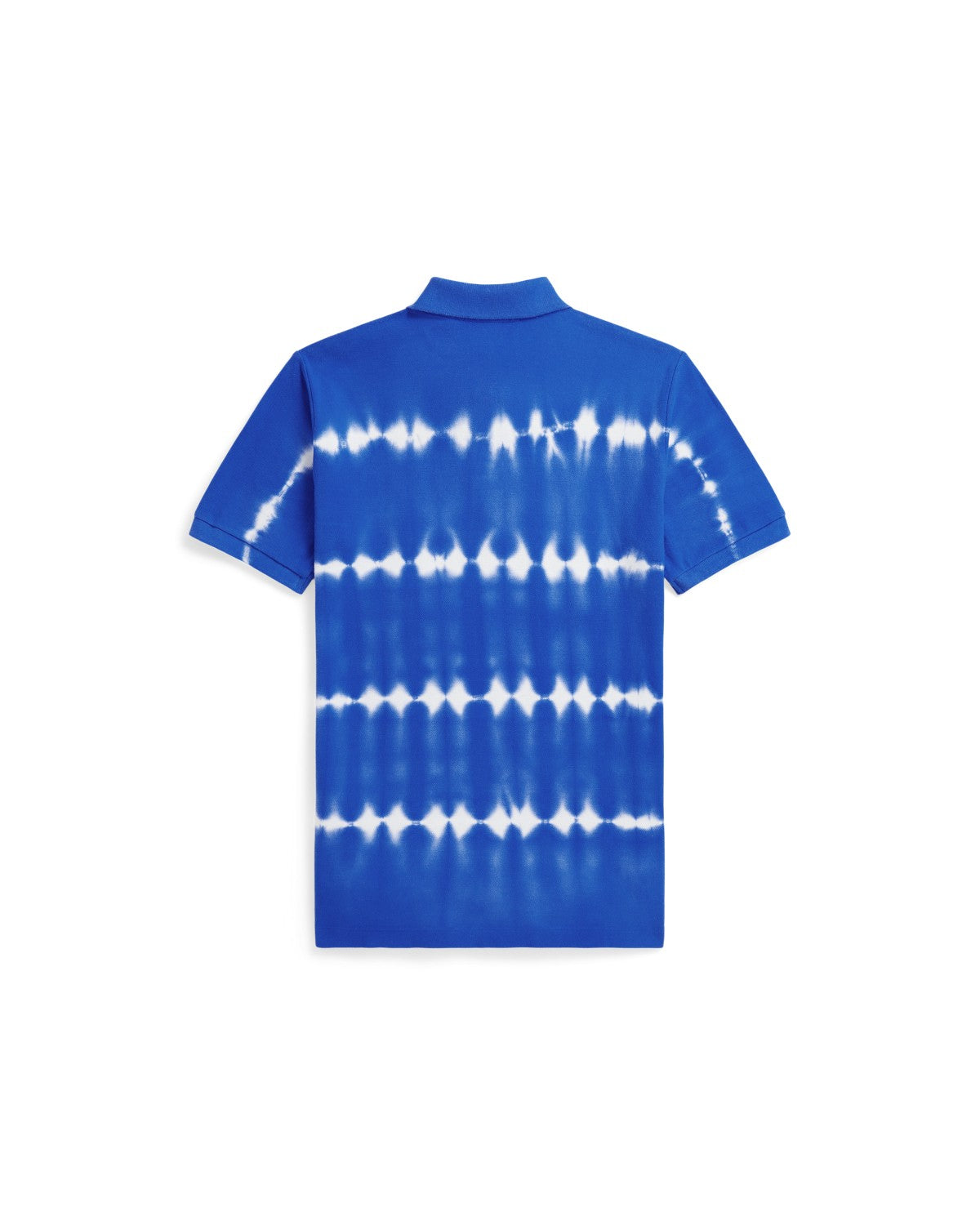 Tie-Dye Cotton Mesh Polo Shirt
