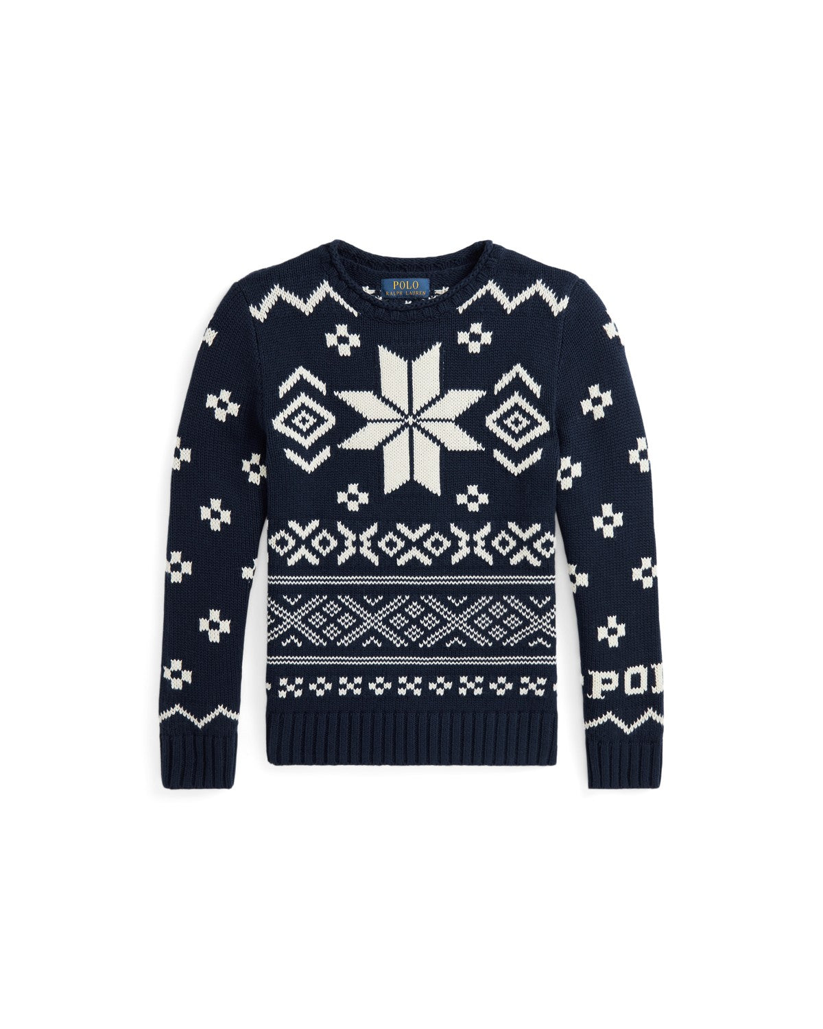 Snowflake Cotton-Blend Jumper