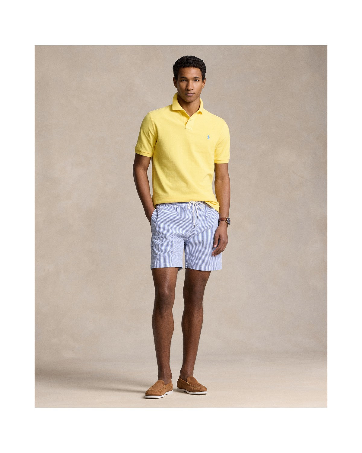 Classic Fit Mesh Polo Shirt