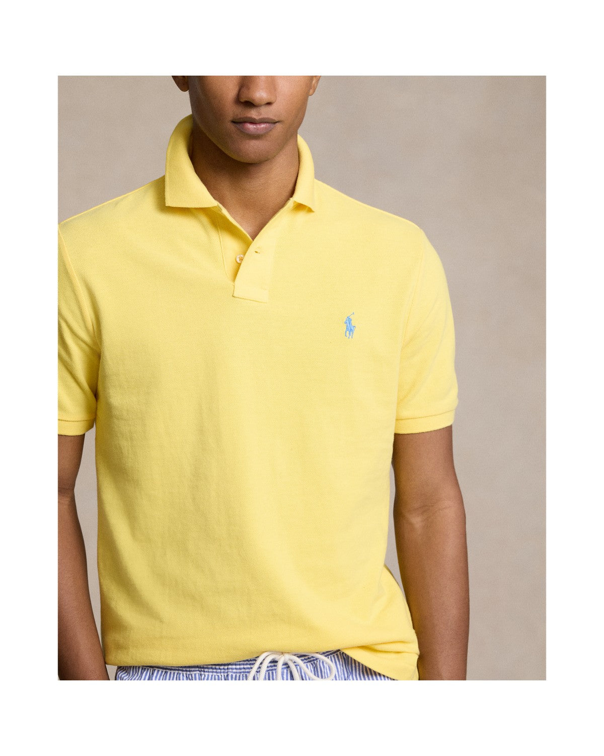 Classic Fit Mesh Polo Shirt