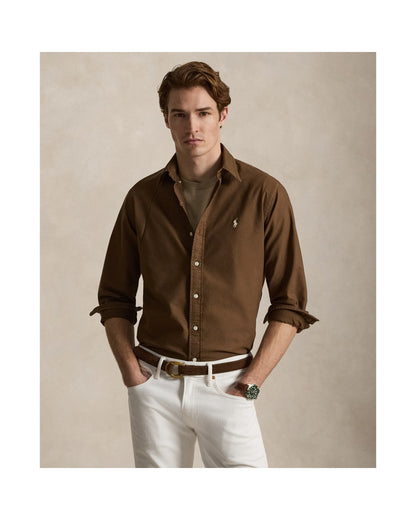 Custom Fit Garment-Dyed Oxford Shirt