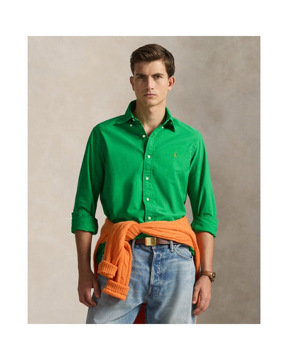 Custom Fit Garment-Dyed Oxford Shirt