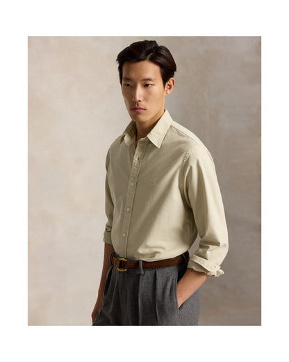 Custom Fit Garment-Dyed Oxford Shirt