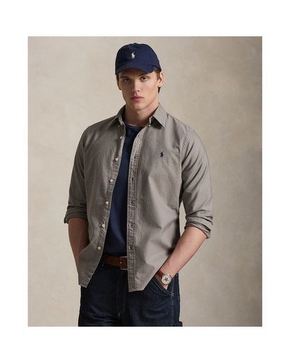 Custom Fit Garment-Dyed Oxford Shirt