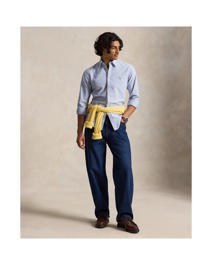 Custom Fit Striped Oxford Shirt