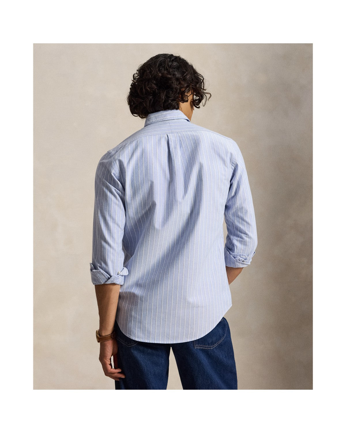 Custom Fit Striped Oxford Shirt