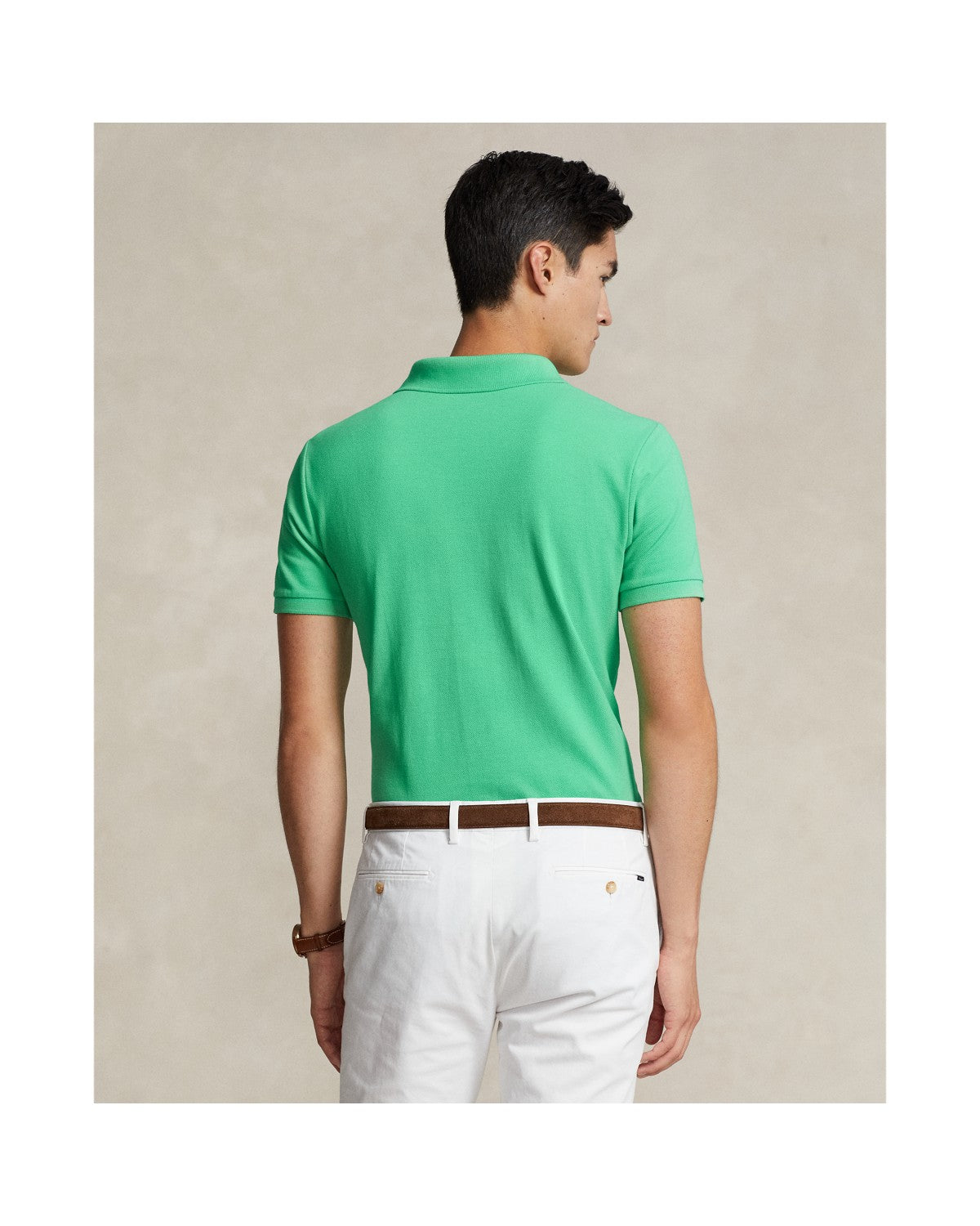 Custom Slim Fit Mesh Polo Shirt