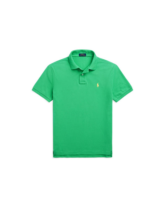 Custom Slim Fit Mesh Polo Shirt