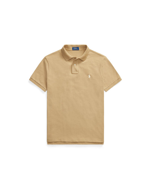 Custom Slim Fit Mesh Polo Shirt