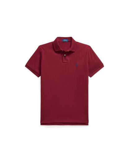 Custom Slim Fit Mesh Polo Shirt