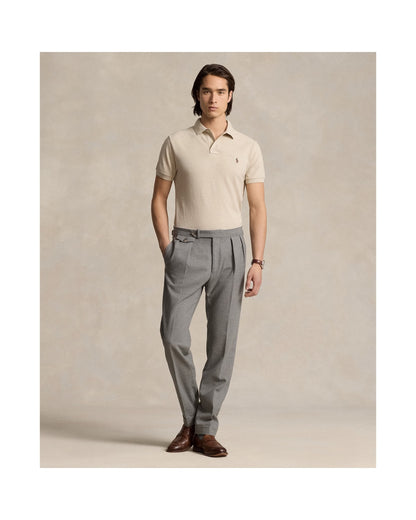 Custom Slim Fit Mesh Polo Shirt