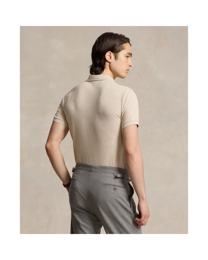 Custom Slim Fit Mesh Polo Shirt
