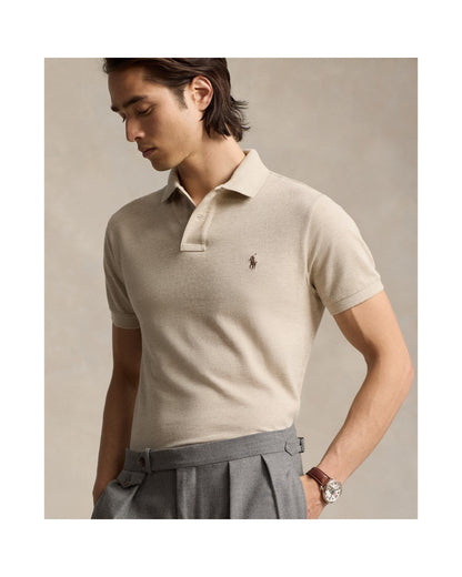 Custom Slim Fit Mesh Polo Shirt