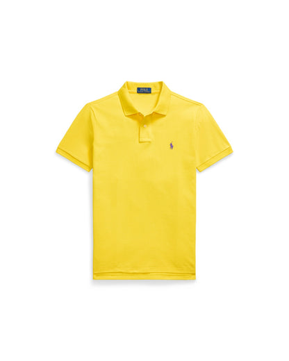 Custom Slim Fit Mesh Polo Shirt