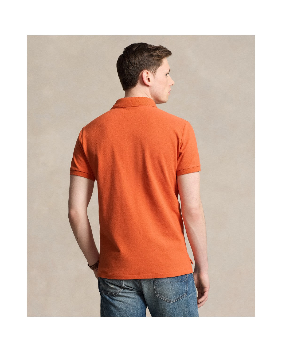 Custom Slim Fit Mesh Polo Shirt