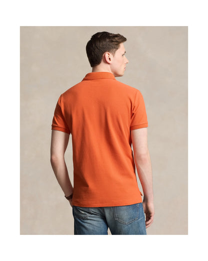 Custom Slim Fit Mesh Polo Shirt
