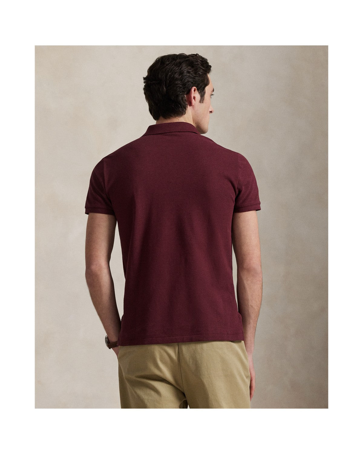 Custom Slim Fit Mesh Polo Shirt