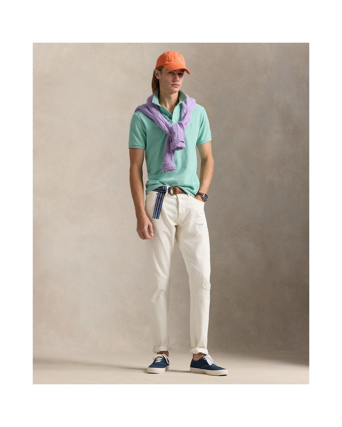 Custom Slim Fit Mesh Polo Shirt