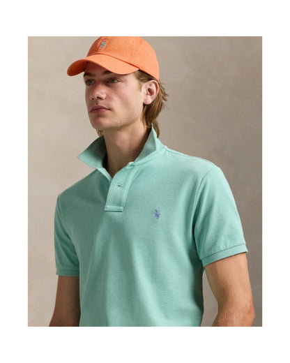 Custom Slim Fit Mesh Polo Shirt