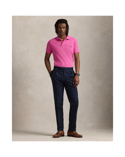 Custom Slim Fit Mesh Polo Shirt