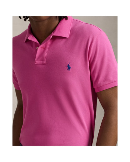 Custom Slim Fit Mesh Polo Shirt