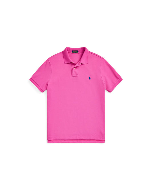 Custom Slim Fit Mesh Polo Shirt